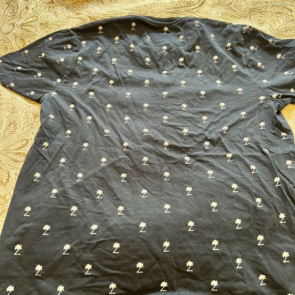 Palm Tree Denim & Flower Ricky Sinngh XL shirt - Picture 3 of 5